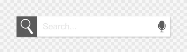 ウェブ検索バーベクトルイラスト — ストックベクタ