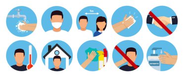 El dezenfektanı. Coronavirus hijyen ürünleri koronavirüsü durdurur. Hijyen ürünleri..