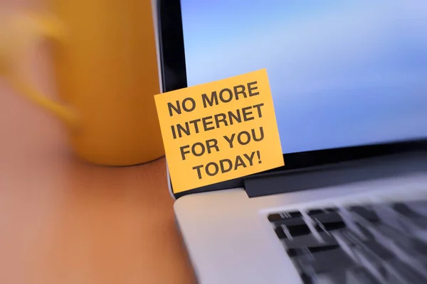 No More Internet For You Today! — Stock Photo, Image