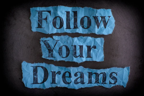 Follow Your Dreams. Concept Image. — Stock Photo, Image