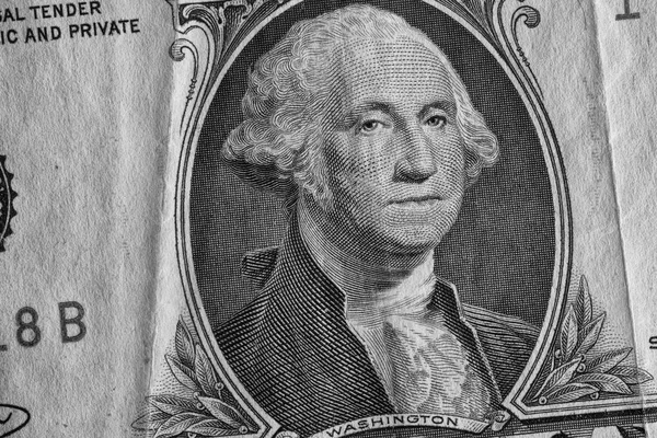 George washington på en dollarsedel — Stockfoto