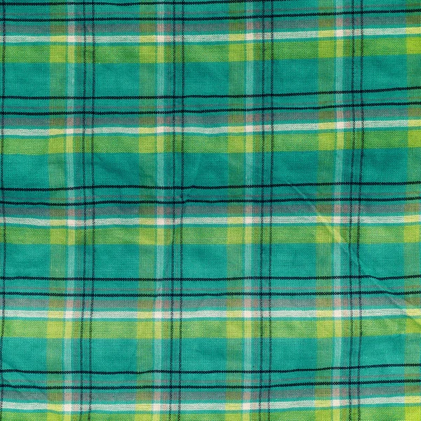 Green and yellow fabric background — Stock Photo, Image