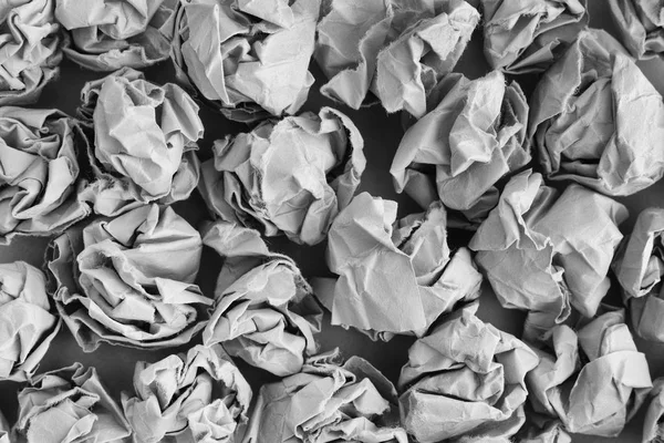Fondo de bolas de papel arrugado — Foto de Stock