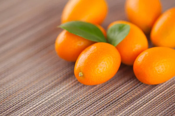 Fresh organic kumquats — Stock Photo, Image