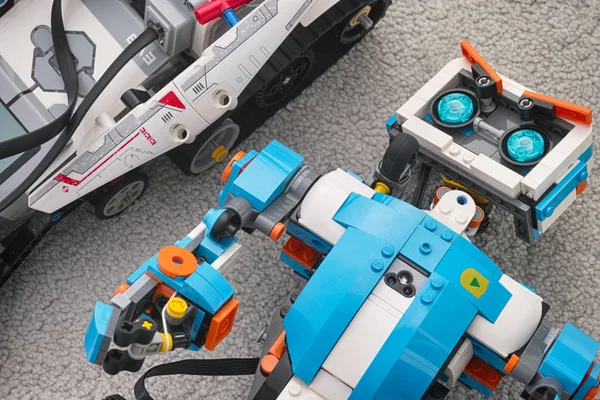Lego Boost Vernie a robot és Mindstorms Ev3 robot — Stock Fotó
