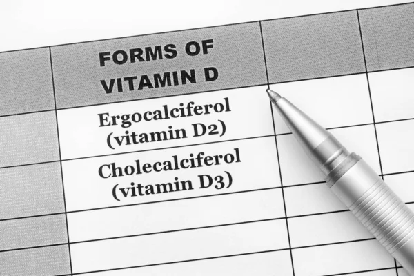 Formas de vitamina D — Foto de Stock