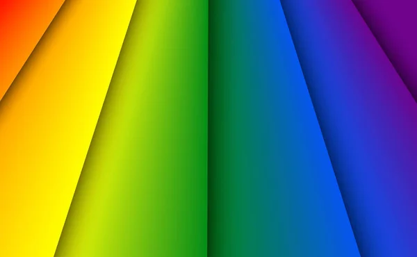 Abstracto Arco Iris Colores Rayas Fondo Vector Ilustración Eps10 — Vector de stock