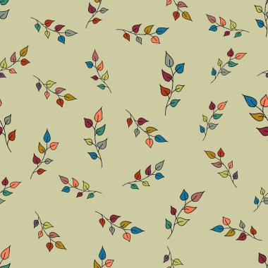 sonbahar seamless modeli. Vektör