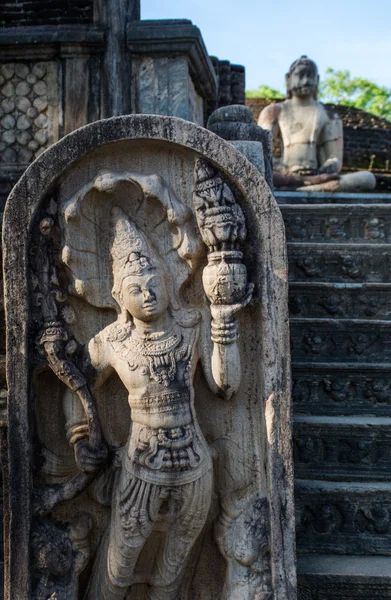 Antigua ciudad de Polonnaruwa, Satmahal Prasada, Sri Lanka, Asia . — Foto de Stock