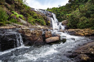 Fırıncılar Falls Horton Plains, Sri Lanka. Fırıncılar şelale yüksekliği 20 metre ve düşüyor efendim Samuel Baker, ünlü kaşif yapıldı sonra adlandırılmıştır