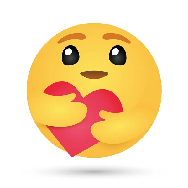 Popular Social Media New Emoji Together Design Isolated Vector File — 스톡 벡터