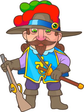 Musketeer in the detention order vector