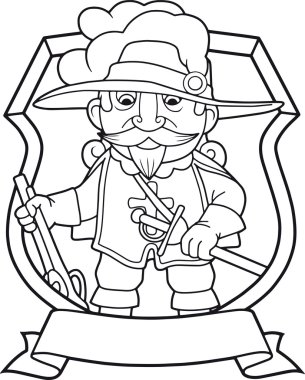 Musketeer in the detention order vector