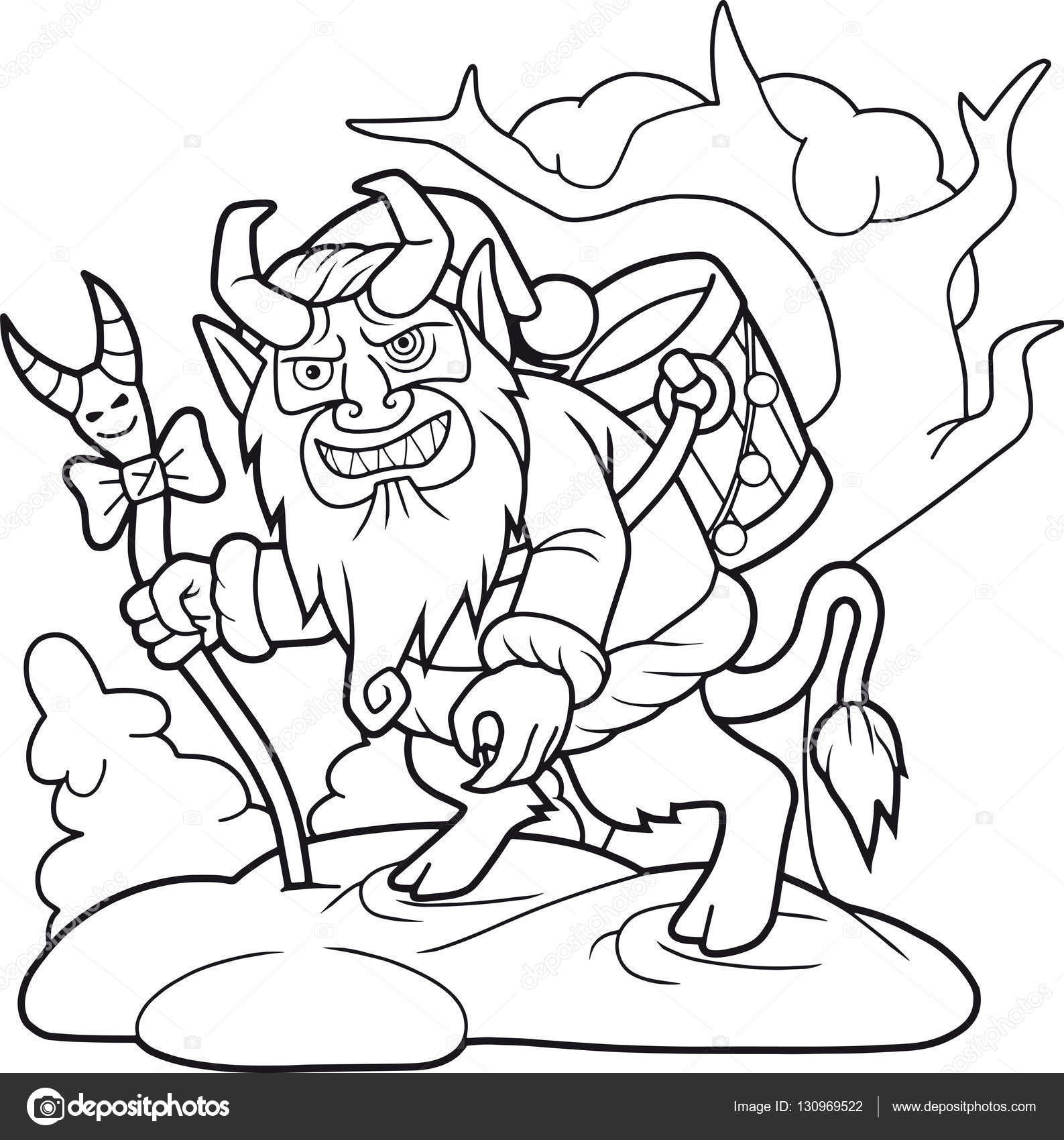 Featured image of post Cartoon Krampus Drawing Krampus christmas ornament for 3d printing
