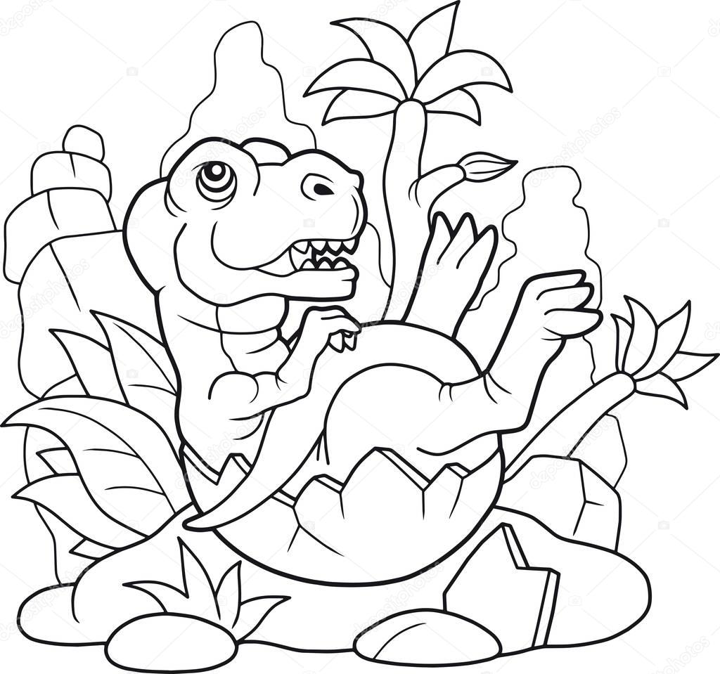 tyrannosaurus coloring