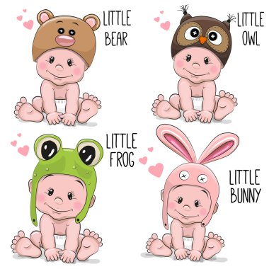 sevimli çizgi bebek