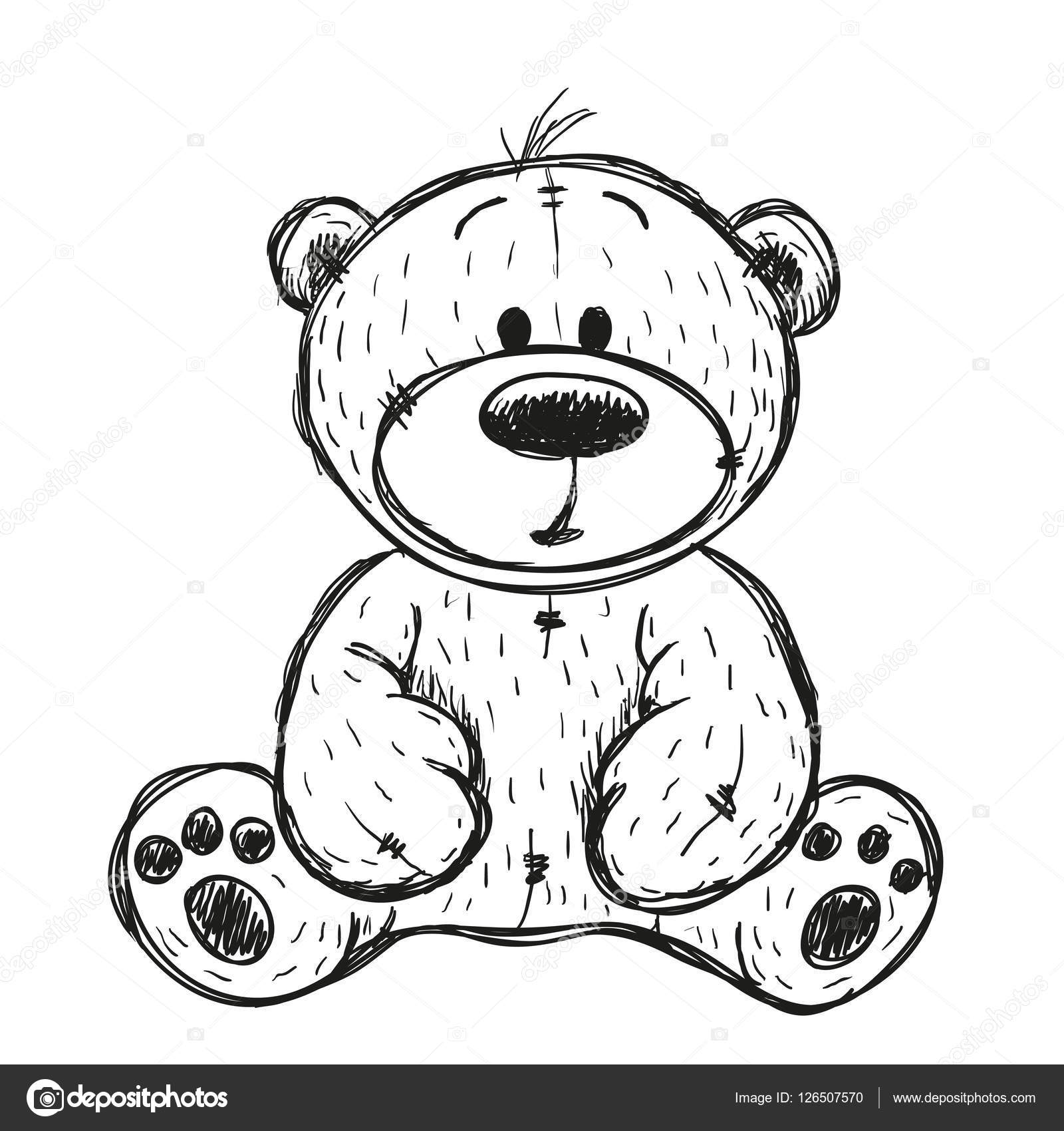 How to Draw a Teddy Bear with a Heart - Really Easy Drawing Tutorial-saigonsouth.com.vn