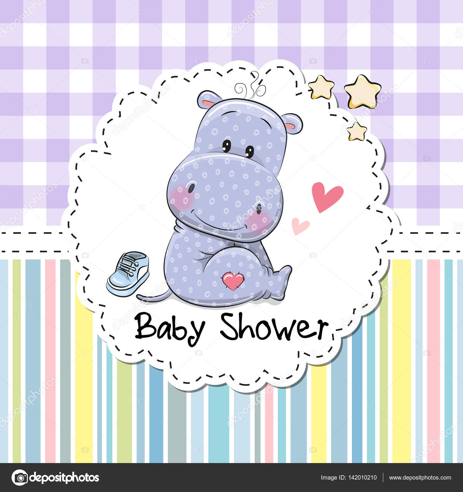 Baby Shower Greeting Card With Hippo Vector Image By C Reginast777 Vector Stock Baby Shower Greeting Card With Hippo Vector Image By C Reginast777 Vector Stock