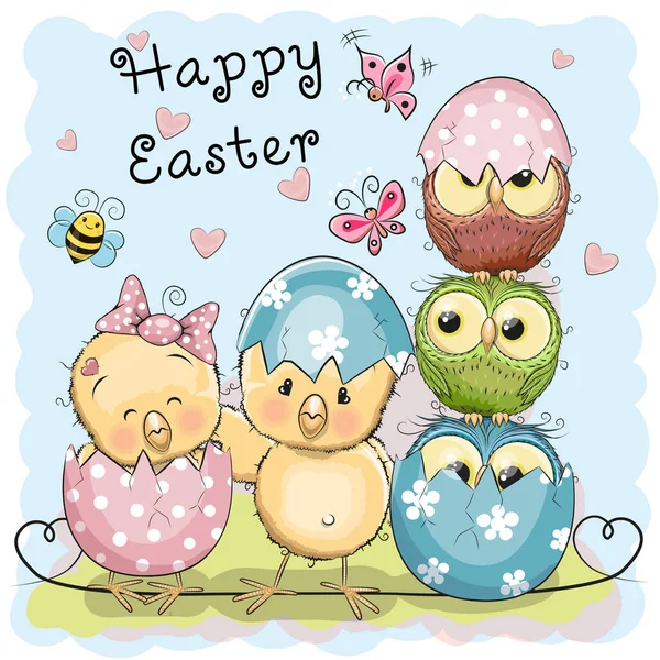 Greeting Easter card — Stock Vector