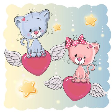 Şirin severler yavru kedi