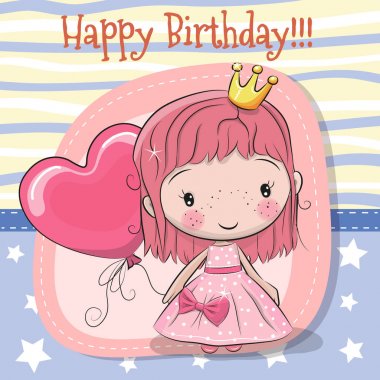 Sevimli çizgi film peri masalı Prenses