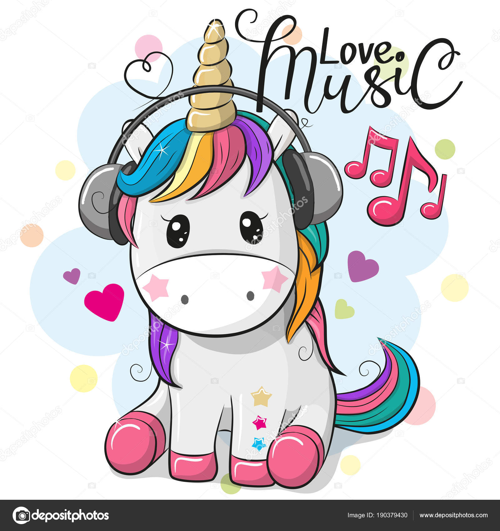 Precioso, Lindo., Caballo, Cabeza, Bebé Imagen Vectorial de