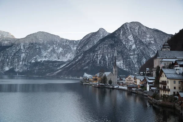 Il villaggio di Hallstatt in Austria — Foto Stock