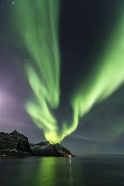 La luce del nord — Foto Stock