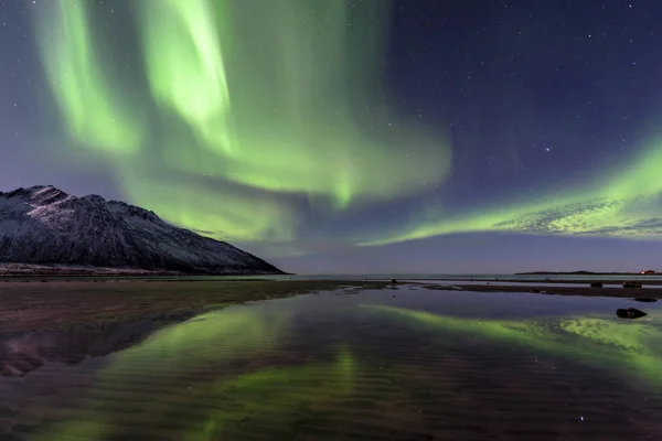 De northern lights — Stockfoto