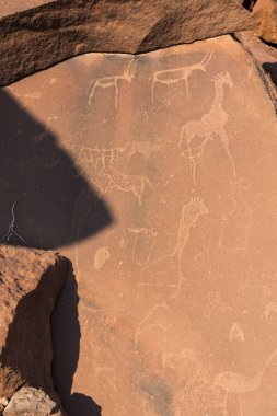 Namibya ülkesindeki Twyfelfontein