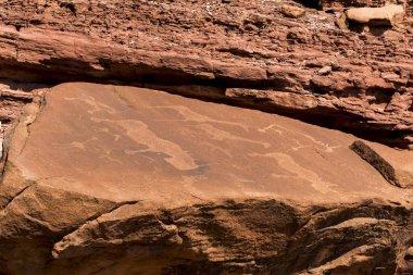 Namibya ülkesindeki Twyfelfontein