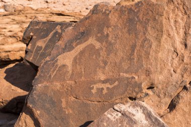 Namibya ülkesindeki Twyfelfontein