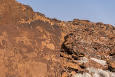 Namibya ülkesindeki Twyfelfontein