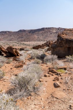 Namibya ülkesindeki Twyfelfontein
