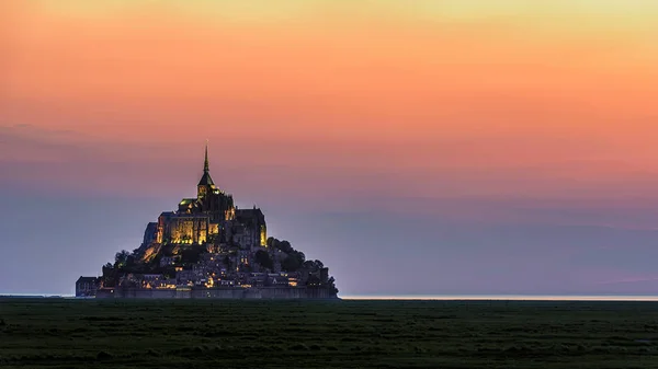 Die Kirche Von Mont Michel — Stockfoto