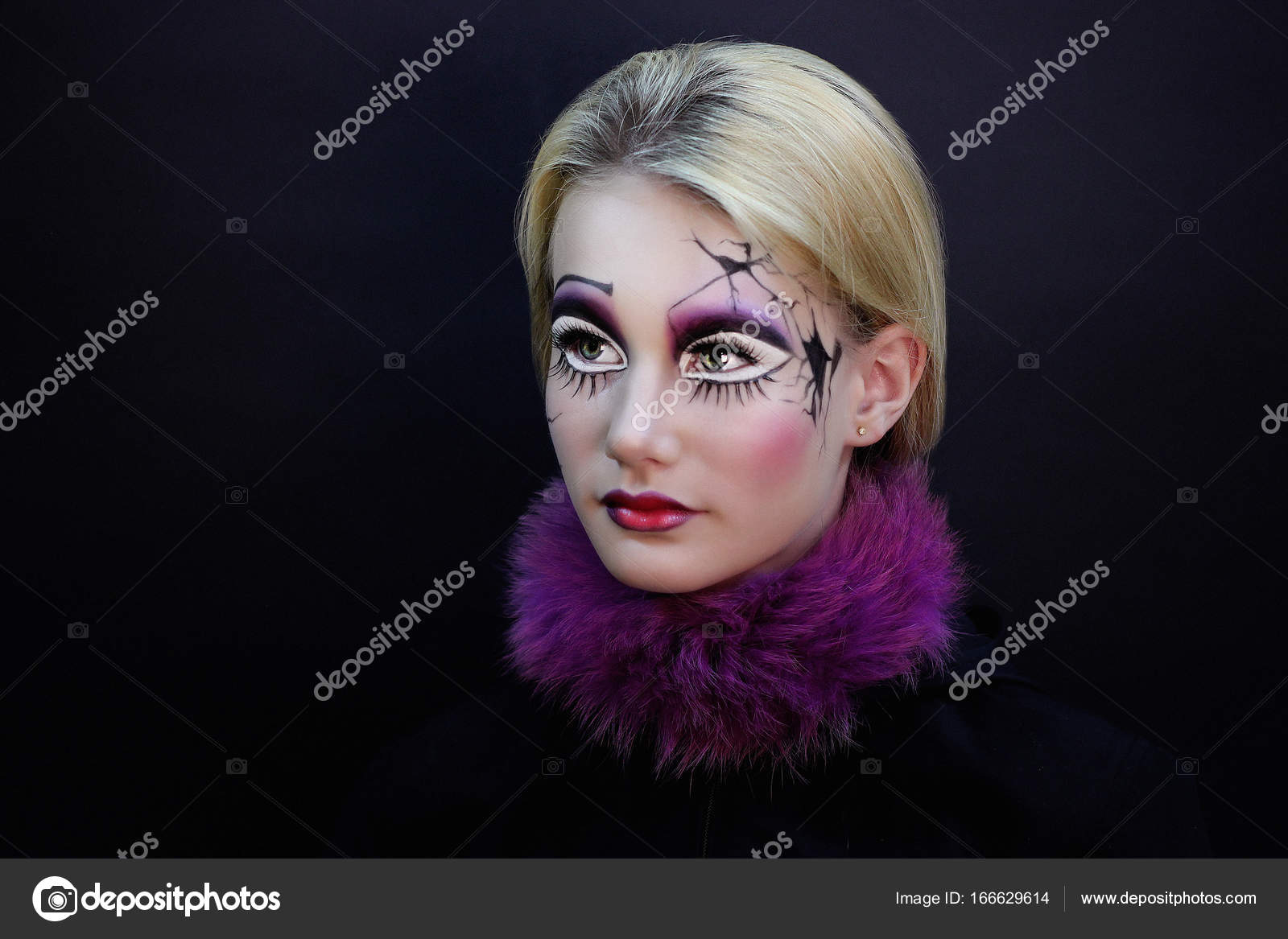 halloween porcelain doll