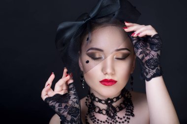 Vintage tarzı kadın