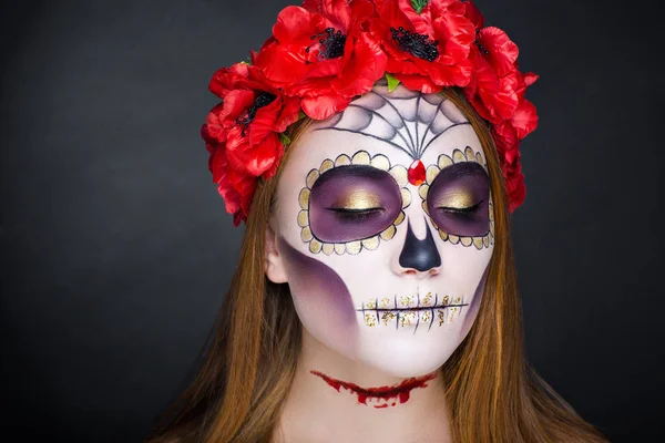 Halloween maquillage — Photo