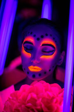 Cadılar Bayramı neon sanat