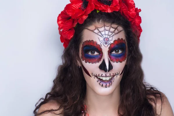 Katrina Calavera Make up — Stockfoto