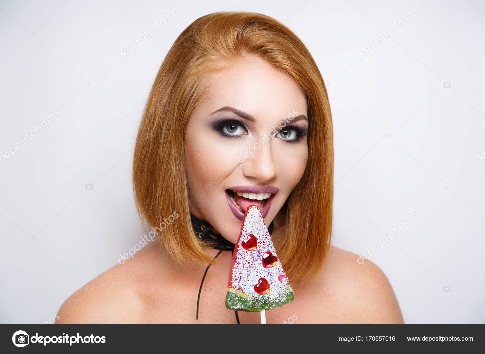 Woman Orange Hair Stock Photo C Olgaosa 170557016