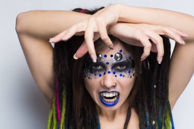 kadın vampir makyaj