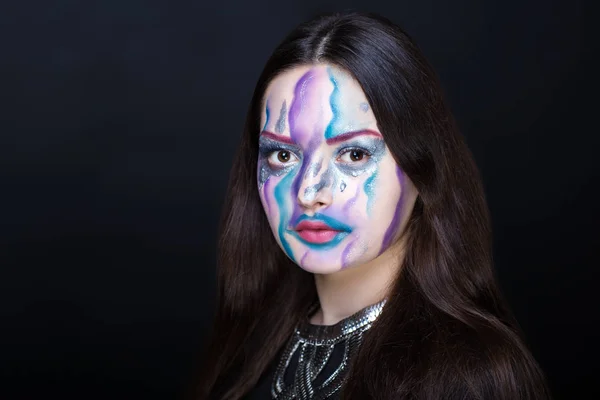 Mujer arte maquillaje — Foto de Stock