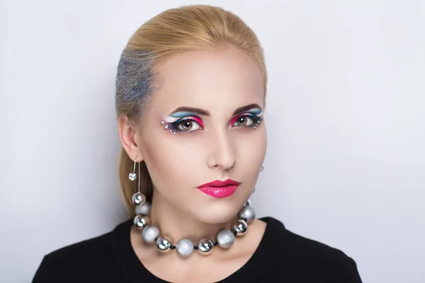 Alien Frau Make-up — Stockfoto