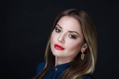 Güzel kadın yüzü