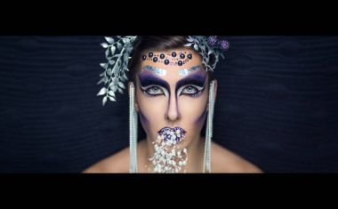 Gümüş sanat makyaj