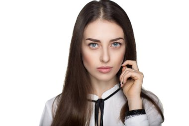 Güzel kadın yüzü