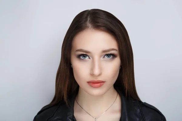 Rock woman portrait — Stock Photo, Image