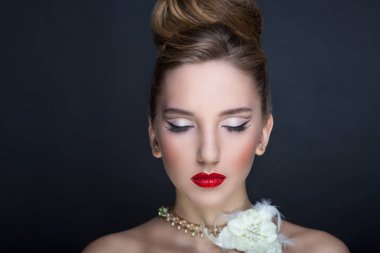 Kadın mükemmel yüz