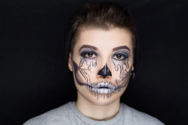 Halloween make up — Stock Photo, Image